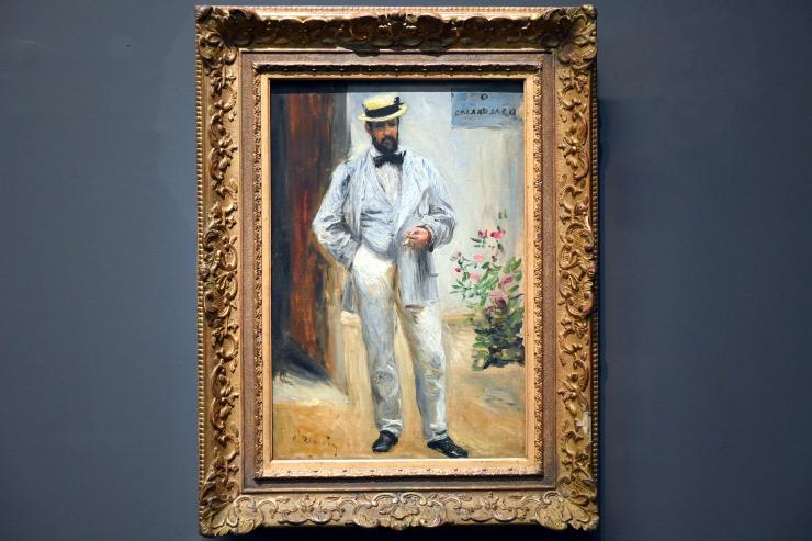 Auguste Renoir (Pierre-Auguste Renoir) (1866–1918), Porträt des Charles Le Cœur, Paris, Musée d’Orsay, 1872–1873