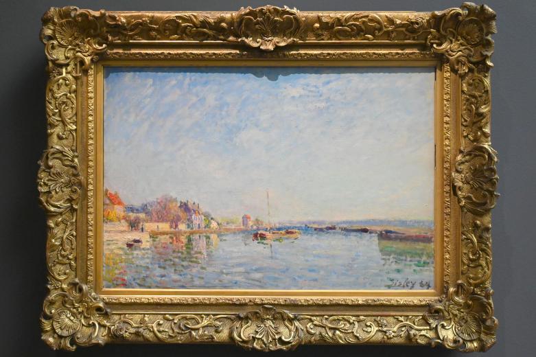 Alfred Sisley (1872–1896), Canal du Loing, Paris, Musée d’Orsay, 1884