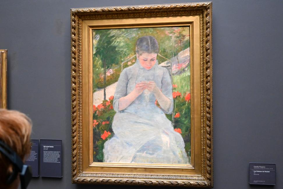 Mary Cassatt (1880–1901), Mädchen im Garten, Paris, Musée d’Orsay, 1880–1882