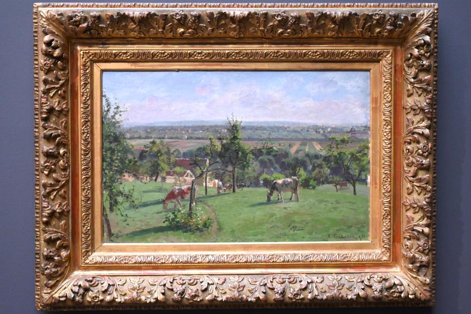 Camille Pissarro (1863–1903), Die Hügel von Le Vésinet, Paris, Musée d’Orsay, 1871, Bild 1/2
