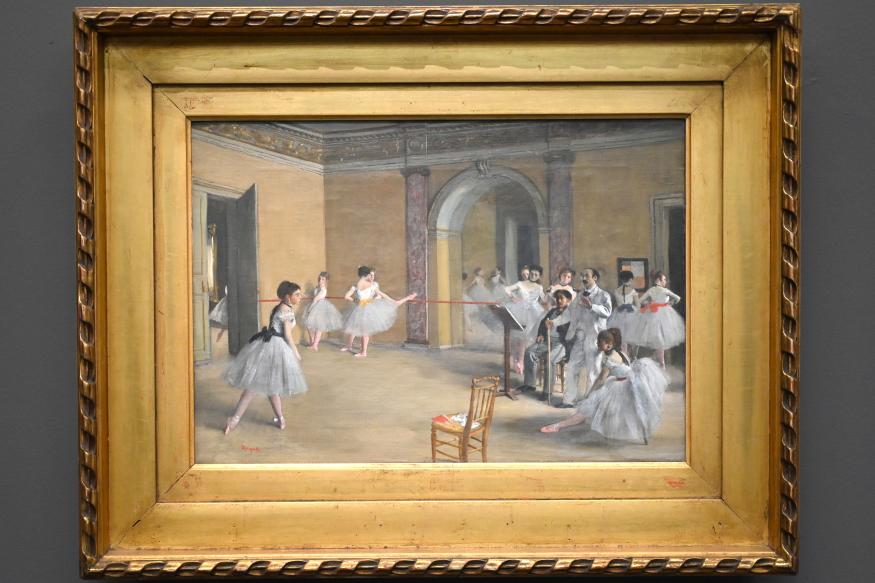 Edgar Degas (1855–1909), Der Tanzsaal an der Oper in der Rue Le Peletier, Paris, Musée d’Orsay, 1872