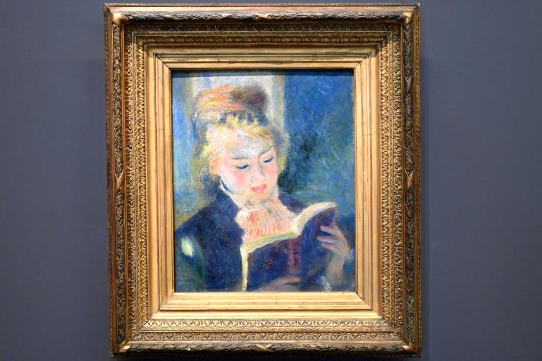 Auguste Renoir (Pierre-Auguste Renoir) (1866–1918), Die Leserin, Paris, Musée d’Orsay, 1874–1876