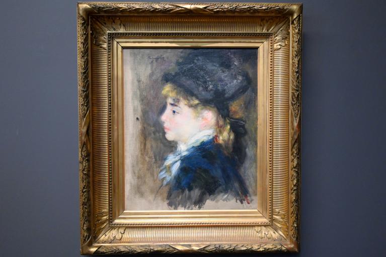 Auguste Renoir (Pierre-Auguste Renoir) (1866–1918), Porträt (Porträt der Margot), Paris, Musée d’Orsay, 1878