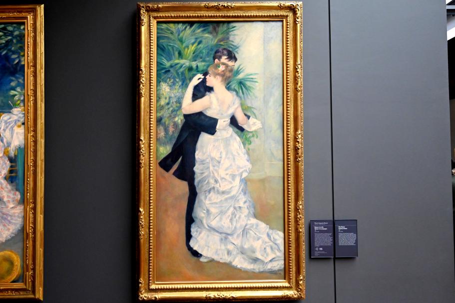 Auguste Renoir (Pierre-Auguste Renoir) (1866–1918), Tanz in der Stadt, Paris, Musée d’Orsay, 1883