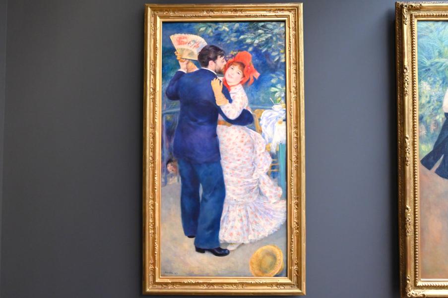 Auguste Renoir (Pierre-Auguste Renoir) (1866–1918), Tanz auf dem Land, Paris, Musée d’Orsay, 1883
