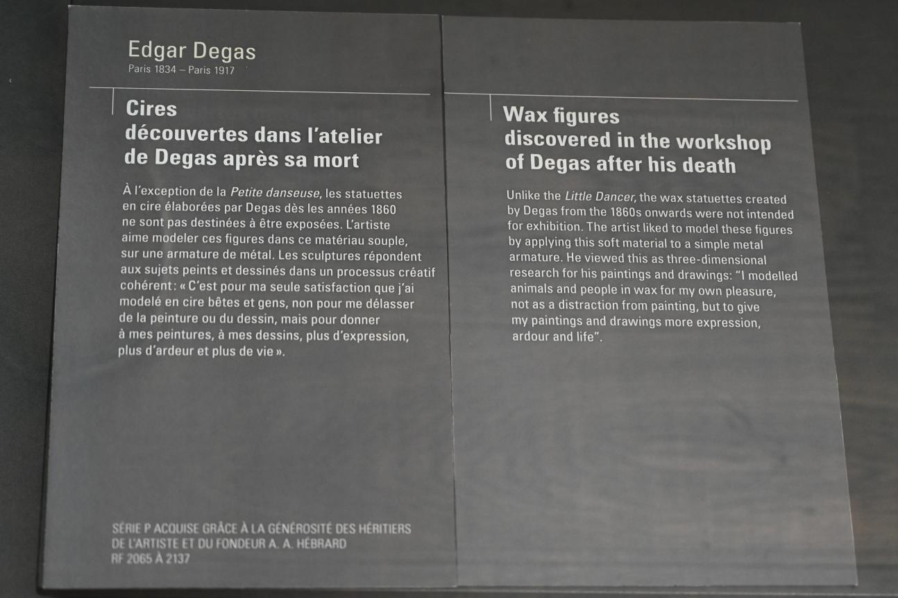 Edgar Degas (1855–1909), Tänzerin, die die Sohle ihres rechten Fußes betrachtet, Paris, Musée d’Orsay, 1896–1911, Bild 3/3