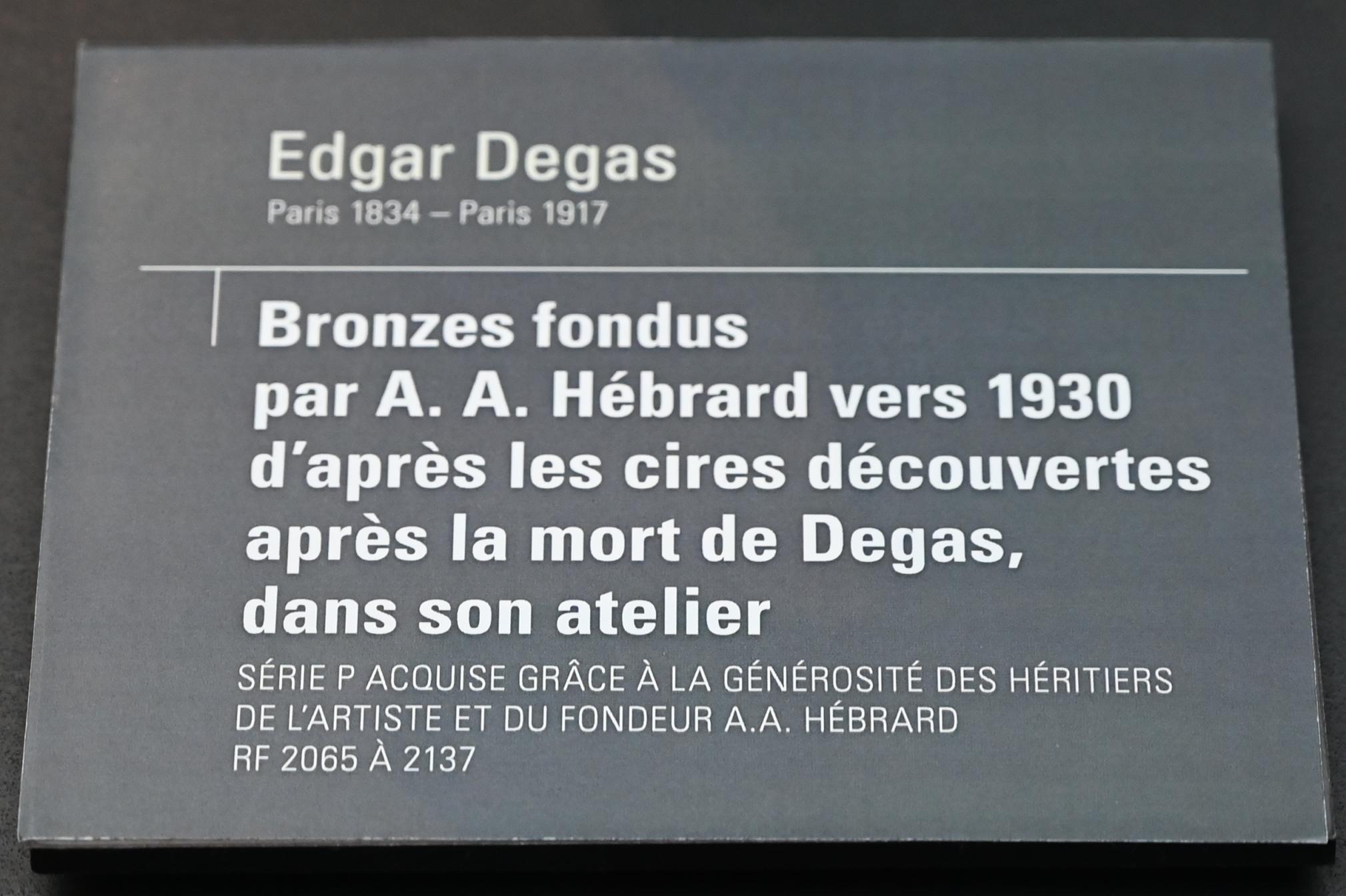 Edgar Degas (1855–1909), Frau, die sich streckt, Paris, Musée d’Orsay, 1896–1911, Bild 2/2