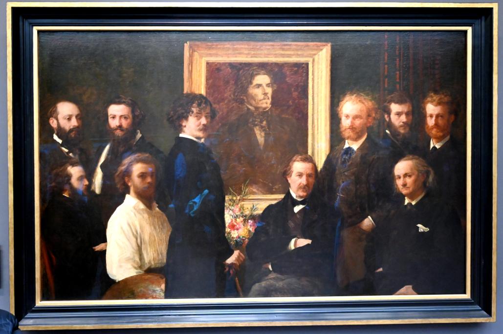 Henri Fantin-Latour (1858–1888), Hommage an Delacroix, Paris, Musée d’Orsay, 1864