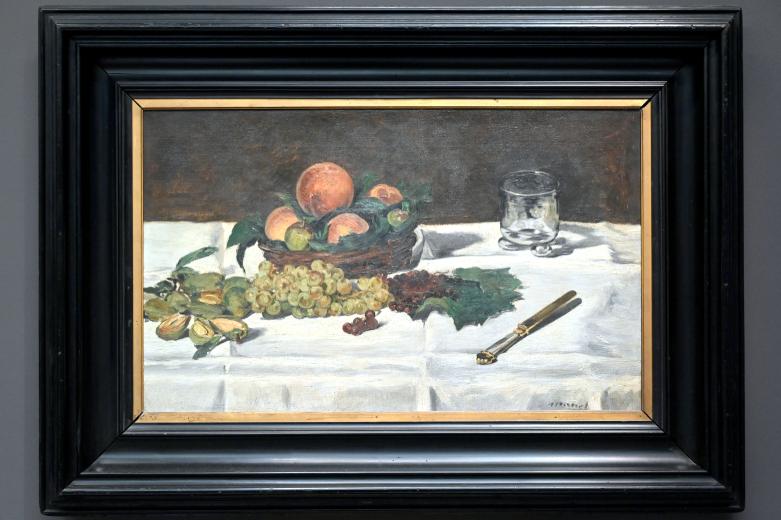 Édouard Manet (1855–1882), Obst auf einem Tisch, Paris, Musée d’Orsay, 1864