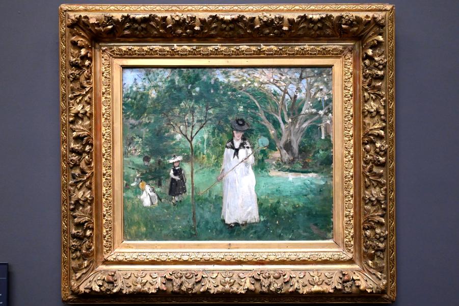 Berthe Morisot (1870–1894), Schmetterlingsjagd, Paris, Musée d’Orsay, 1874