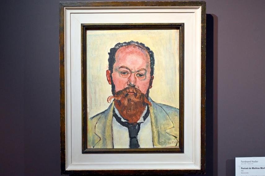 Ferdinand Hodler (1882–1915), Porträt des Mathias Morhardt, Paris, Musée d’Orsay, 1913