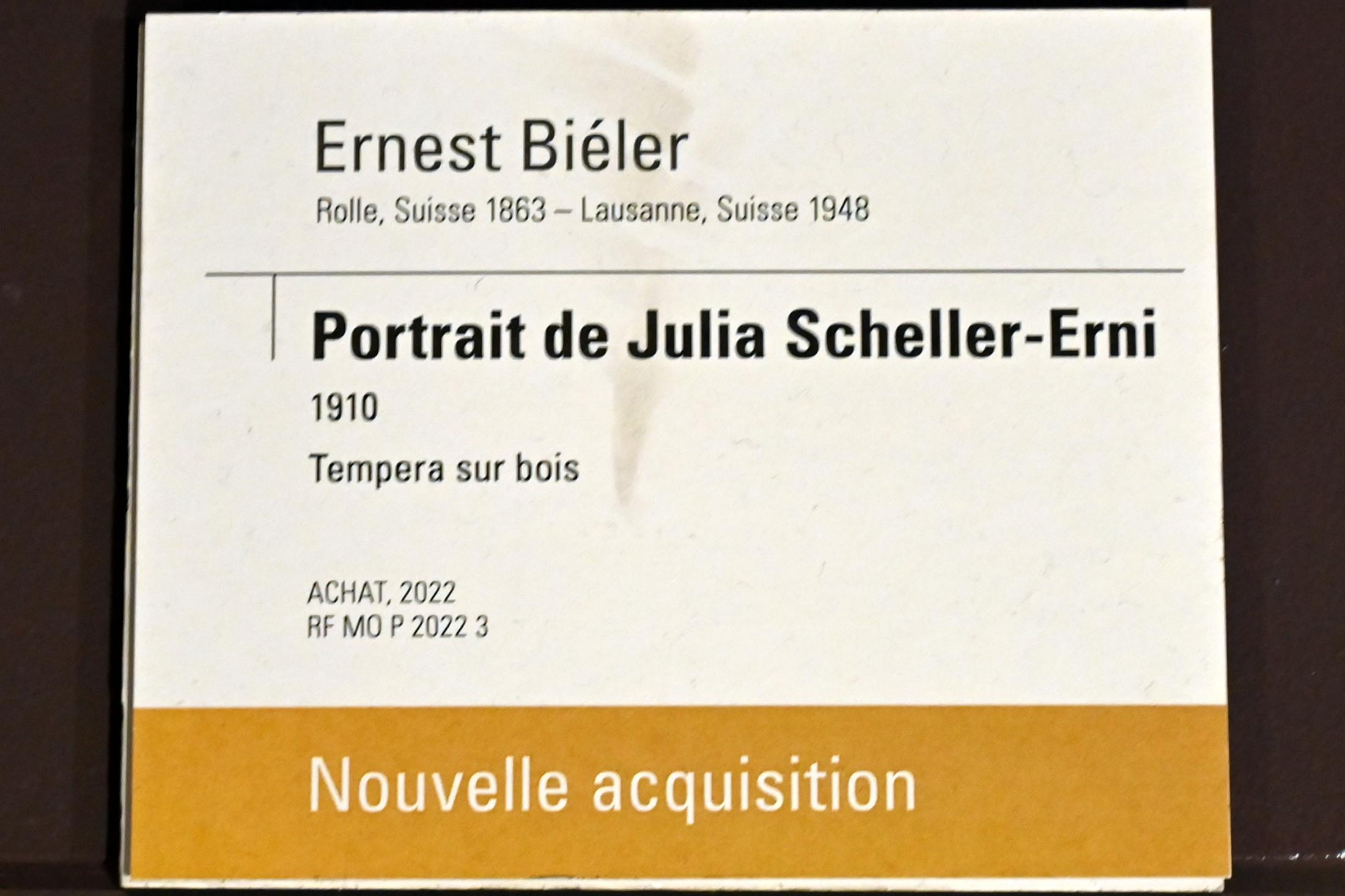 Ernest Biéler (1910), Porträt der Julia Scheller-Erni, Paris, Musée d’Orsay, 1910, Bild 2/2
