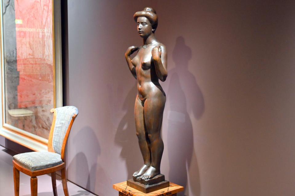 Aristide Maillol (1899–1931), Badende mit erhobenen Armen (Stehende Frau), Paris, Musée d’Orsay, 1906, Bild 2/3