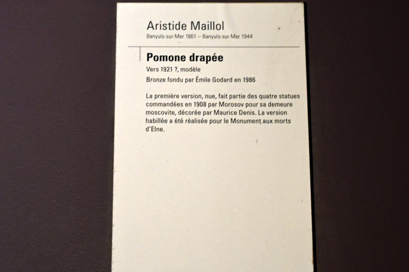Aristide Maillol (1899–1931), Pomona in Gewändern, Paris, Musée d’Orsay, um 1921, Bild 3/3