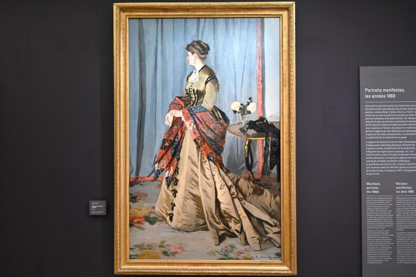Claude Monet (1864–1925), Porträt der Madame Louis Joachim Gaudibert, Paris, Musée d’Orsay, 1868