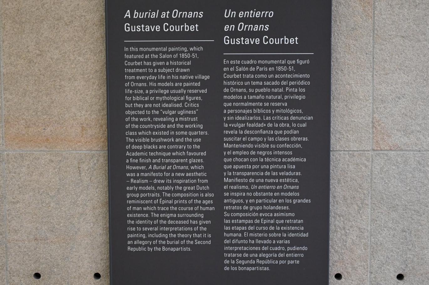 Gustave Courbet (1849–1874), Beerdigung in Ornans, Paris, Musée d’Orsay, 1849–1850, Bild 4/4