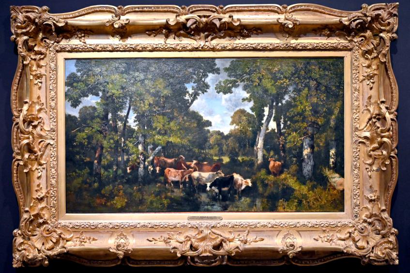 Narcisso Virgilio Díaz de la Peña (1840–1871), Bas-Bréau im Wald von Fontainebleau, Paris, Musée d’Orsay, 1846