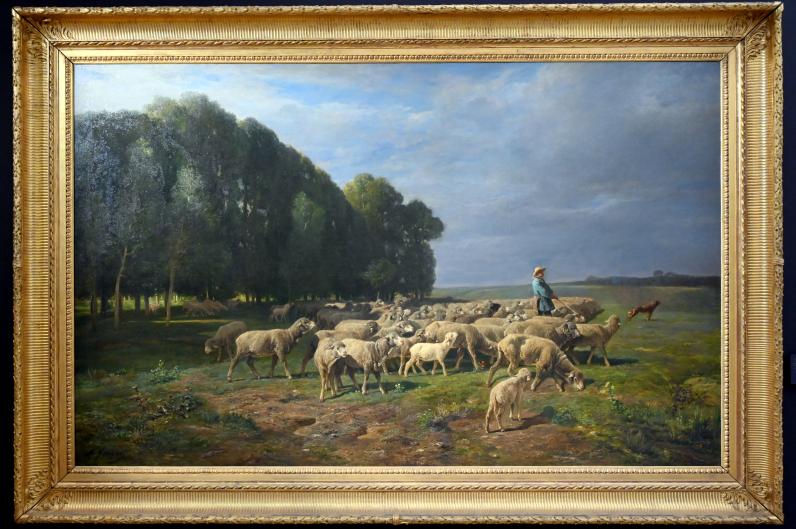 Charles Emile Jacque (1860), Schafherde in einer Landschaft, Paris, Musée d’Orsay, vor 1861