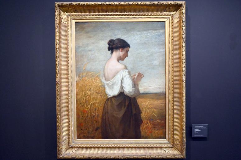 William Morris Hunt (1852–1877), Bäuerin (Das Gänseblümchen), Paris, Musée d’Orsay, 1852