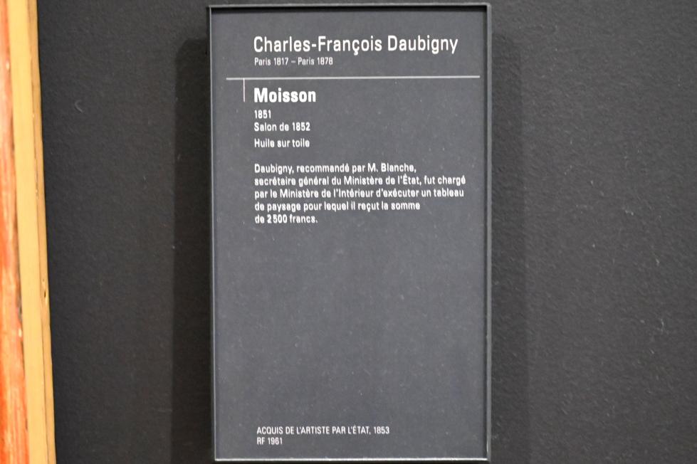 Charles-François Daubigny (1847–1876), Ernte, Paris, Musée d’Orsay, 1851, Bild 2/2