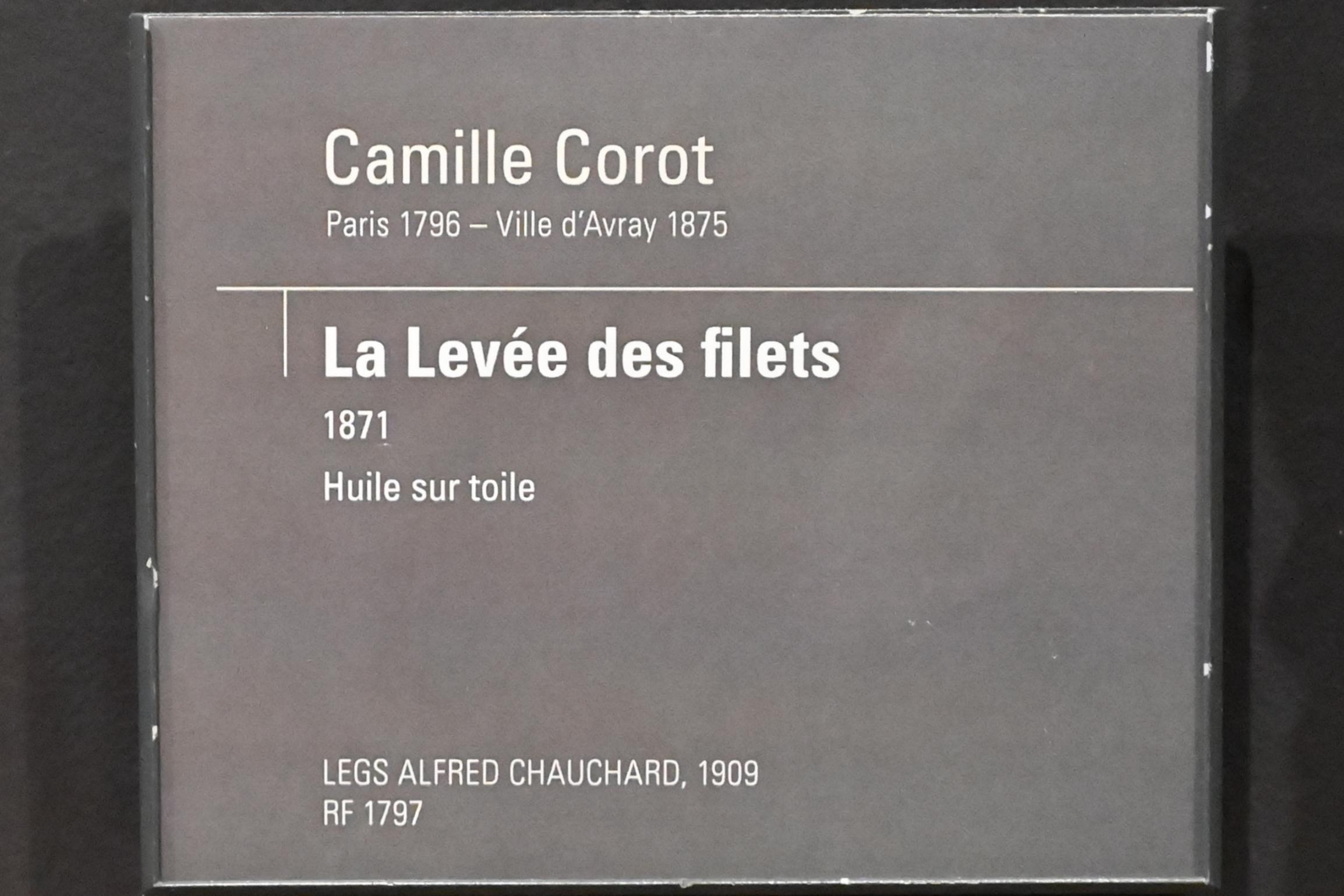 Jean-Baptiste Camille Corot (1823–1874), Einholen des Netzes, Paris, Musée d’Orsay, 1871, Bild 2/2