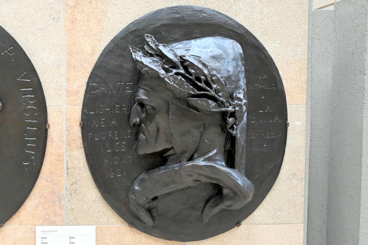 Antoine-Augustin Préault (1852–1853), Dante, Paris, Musée d’Orsay, 1852