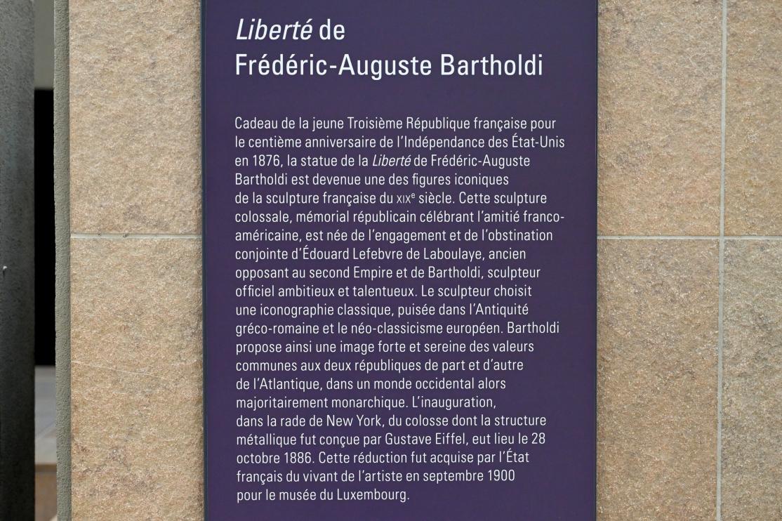 Frédéric-Auguste Bartholdi (1889), Freiheit (Freiheit, die die Welt erleuchtet), Paris, Musée d’Orsay, um 1889, Bild 3/4