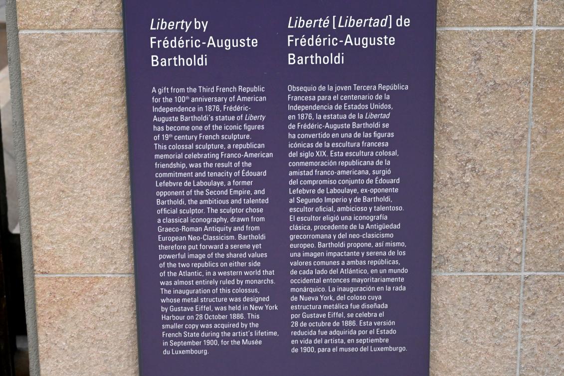 Frédéric-Auguste Bartholdi (1889), Freiheit (Freiheit, die die Welt erleuchtet), Paris, Musée d’Orsay, um 1889, Bild 4/4