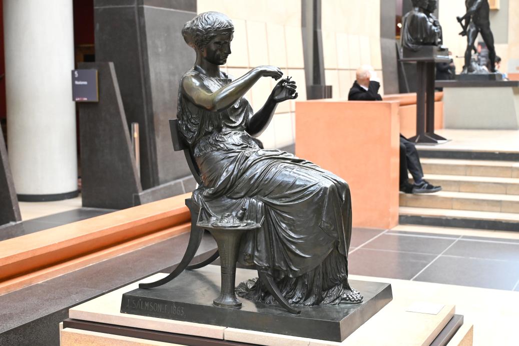 Jules Salmson (1863), Die Wollwicklerin, Paris, Musée d’Orsay, 1863, Bild 2/4