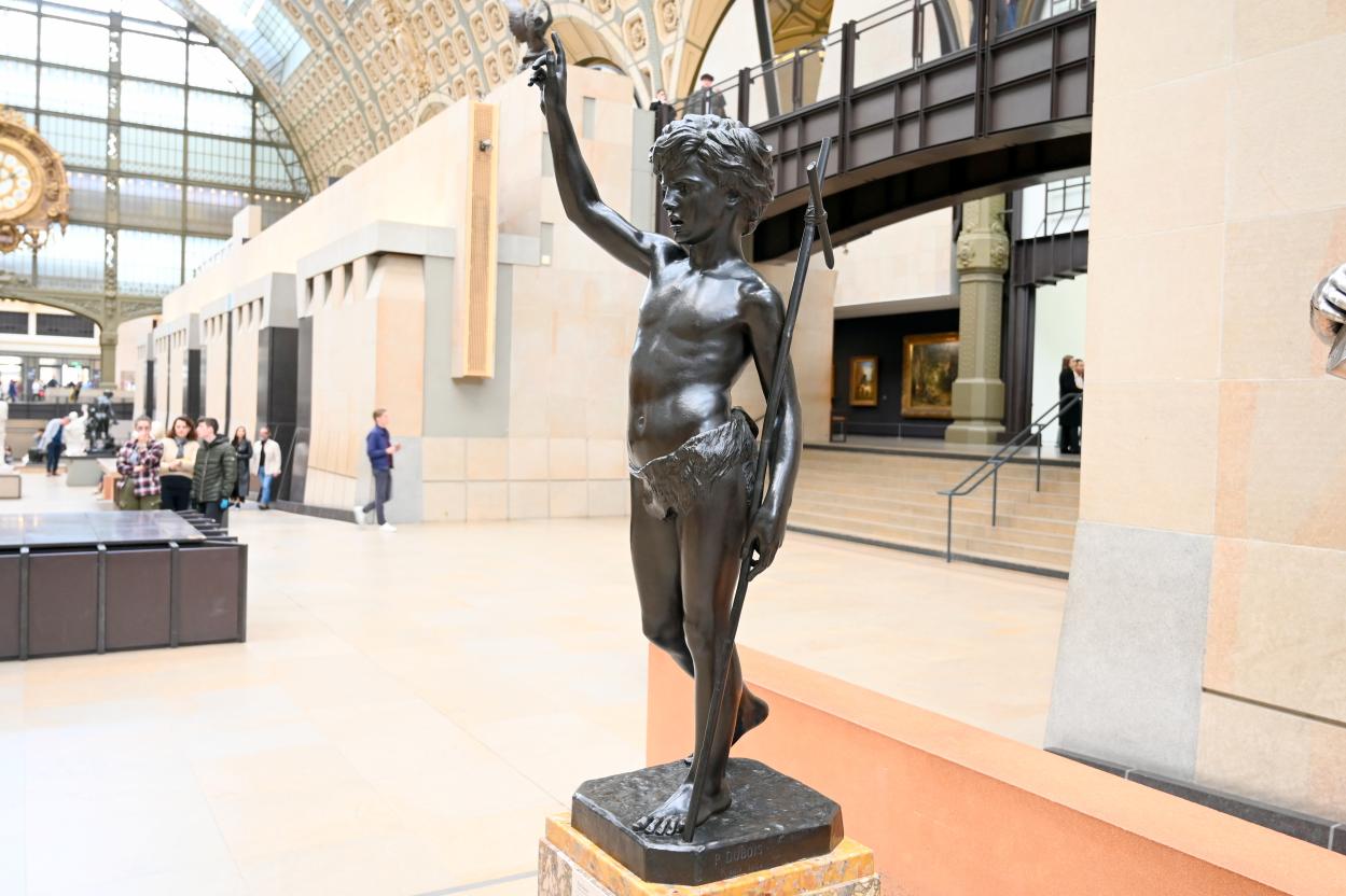 Paul Dubois (1861–1865), Der jugendliche Johannes der Täufer, Paris, Musée d’Orsay, 1861, Bild 3/6