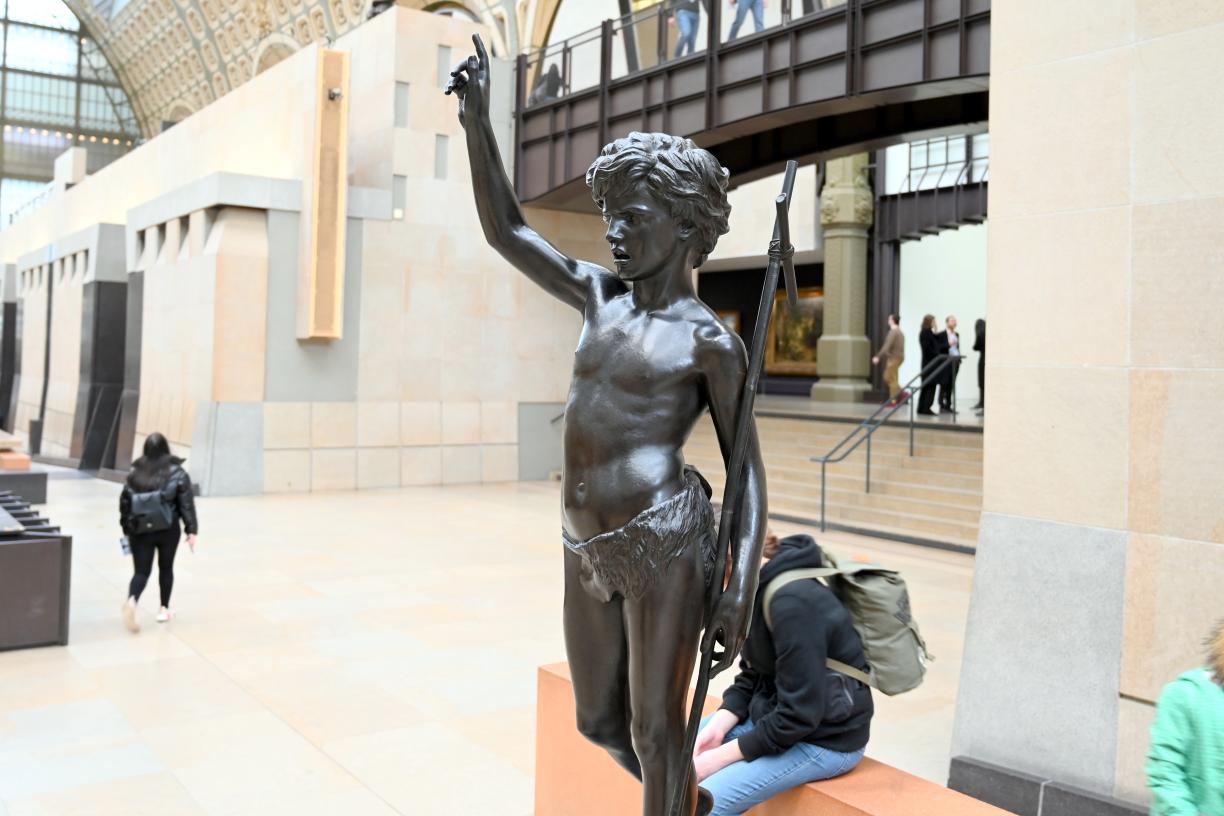 Paul Dubois (1861–1865), Der jugendliche Johannes der Täufer, Paris, Musée d’Orsay, 1861, Bild 5/6