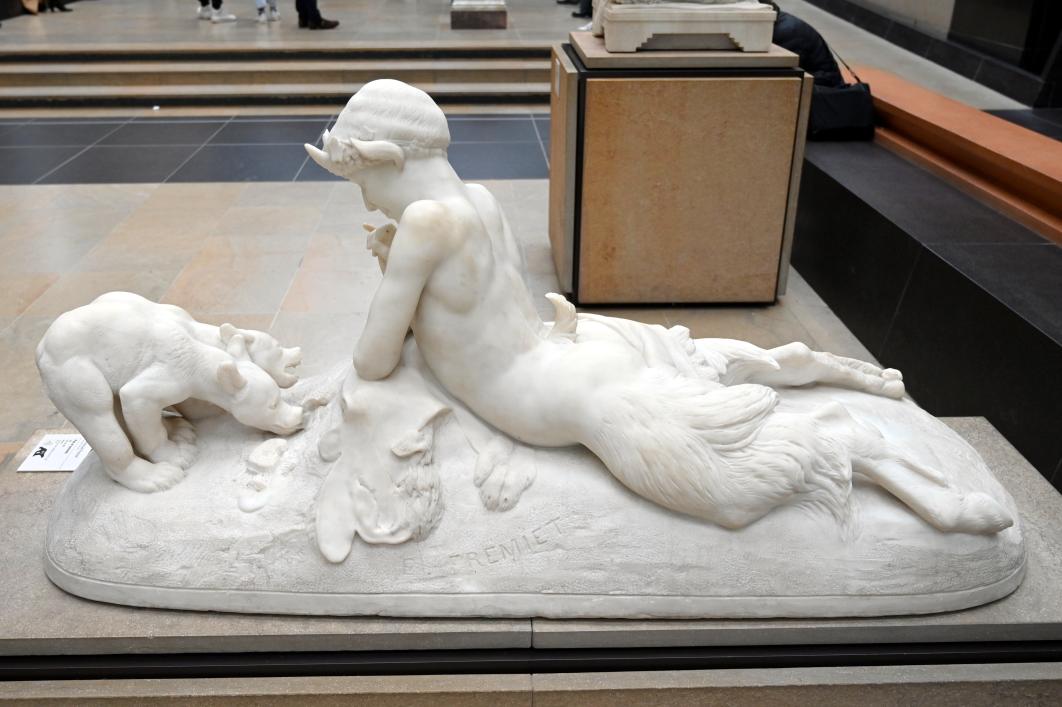 Emmanuel Frémiet (1867–1879), Pan und die Bärenkinder, Paris, Musée d’Orsay, 1867, Bild 2/7