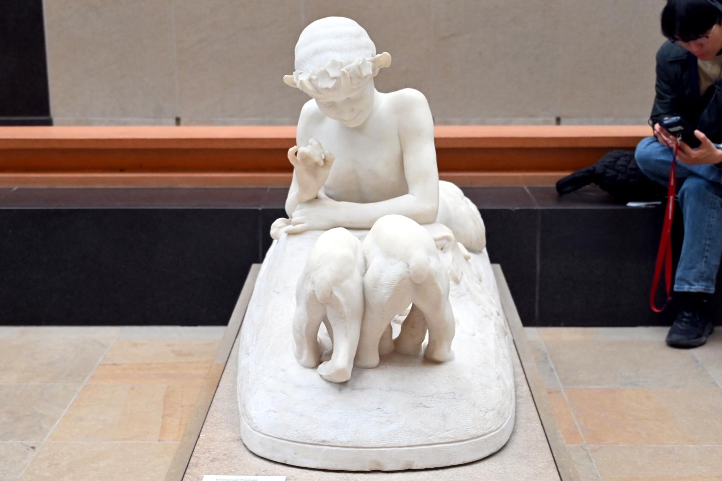 Emmanuel Frémiet (1867–1879), Pan und die Bärenkinder, Paris, Musée d’Orsay, 1867, Bild 3/7