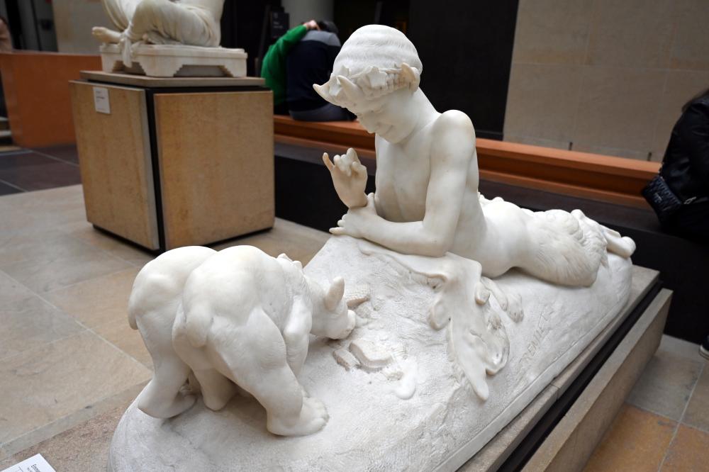 Emmanuel Frémiet (1867–1879), Pan und die Bärenkinder, Paris, Musée d’Orsay, 1867, Bild 4/7