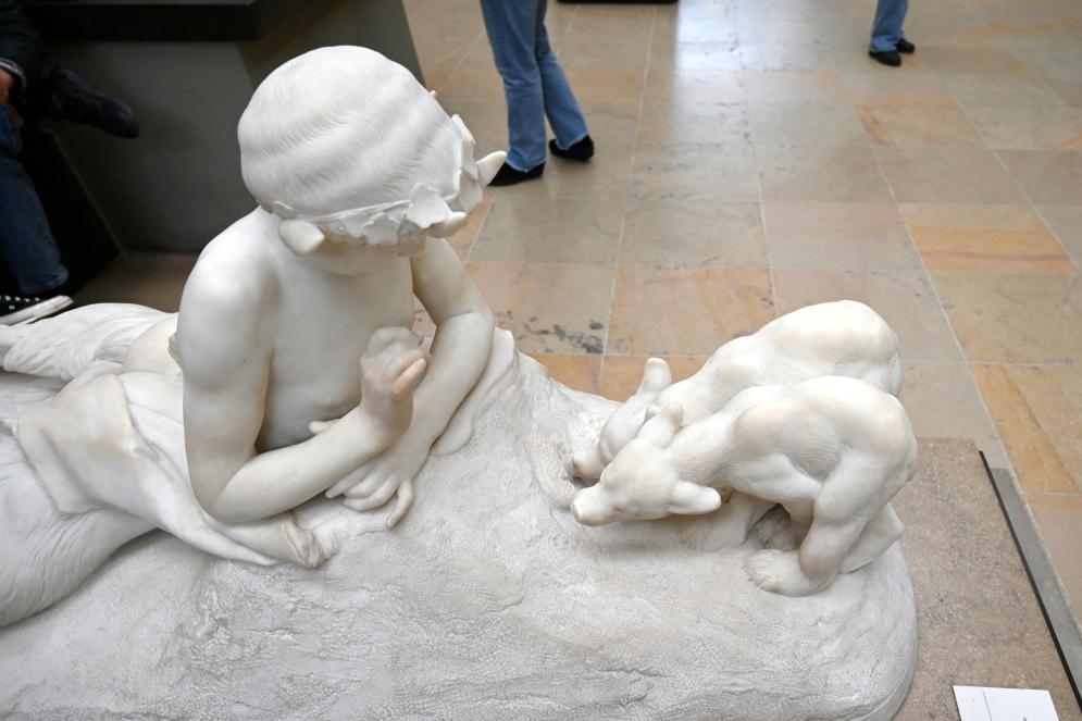 Emmanuel Frémiet (1867–1879), Pan und die Bärenkinder, Paris, Musée d’Orsay, 1867, Bild 5/7