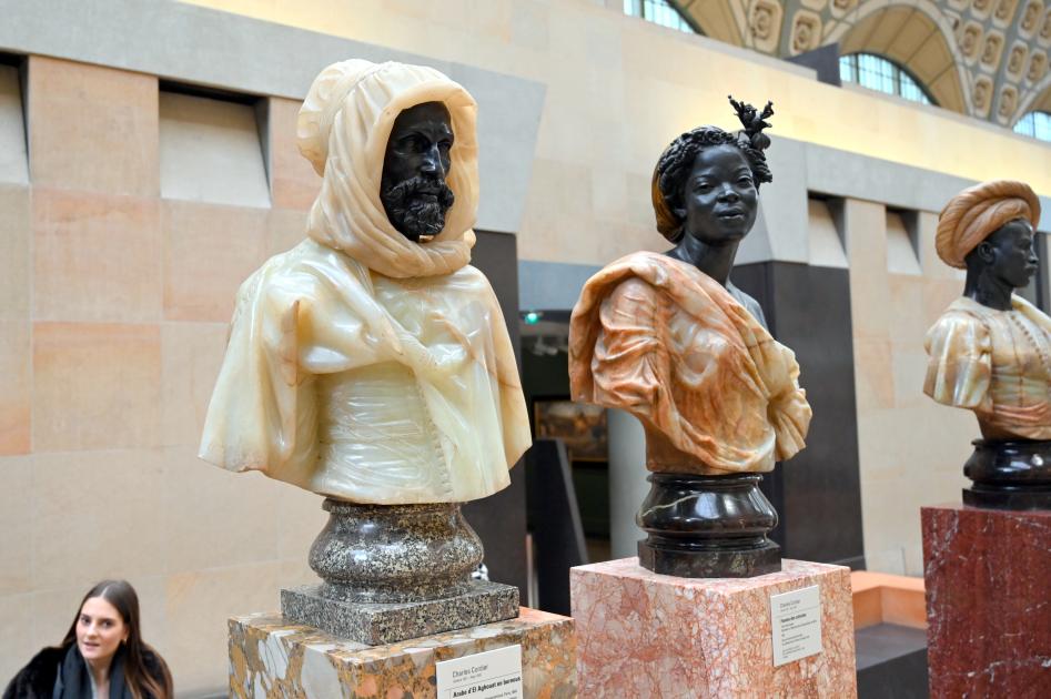 Charles Henri Joseph Cordier (1856–1861), Araber aus El Aghouat in Burnous, Paris, Musée d’Orsay, 1856, Bild 3/5