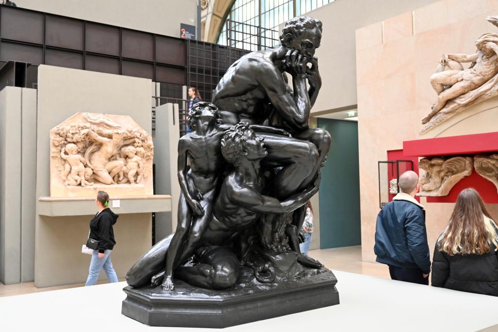 Jean-Baptiste Carpeaux (1859–1873), Ugolino della Gherardesca und seine Kinder, Paris, Musée d’Orsay, 1863, Bild 3/5