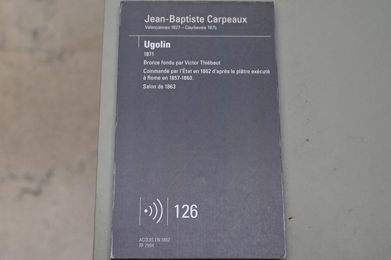 Jean-Baptiste Carpeaux (1859–1873), Ugolino della Gherardesca und seine Kinder, Paris, Musée d’Orsay, 1863, Bild 5/5