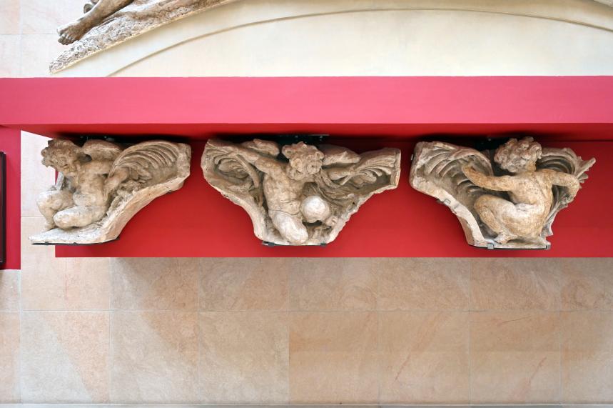 Jean-Baptiste Carpeaux (1859–1873), Putti mit Palmen, Paris, Palais du Louvre, jetzt Paris, Musée d’Orsay, 1863–1866, Bild 2/6