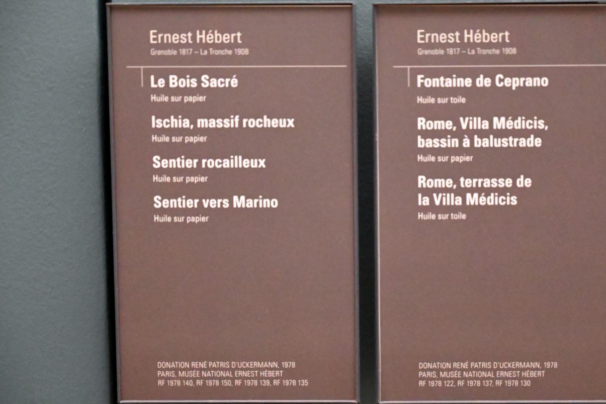 Ernest Hébert (1848–1880), Felsmassiv auf Ischia, Paris, Musée d’Orsay, Undatiert, Bild 2/2