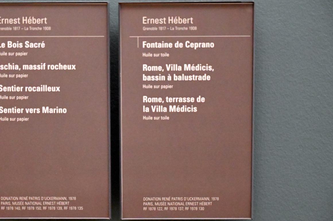 Ernest Hébert (1848–1880), Terrasse der Villa Medici in Rom, Paris, Musée d’Orsay, Undatiert, Bild 2/2