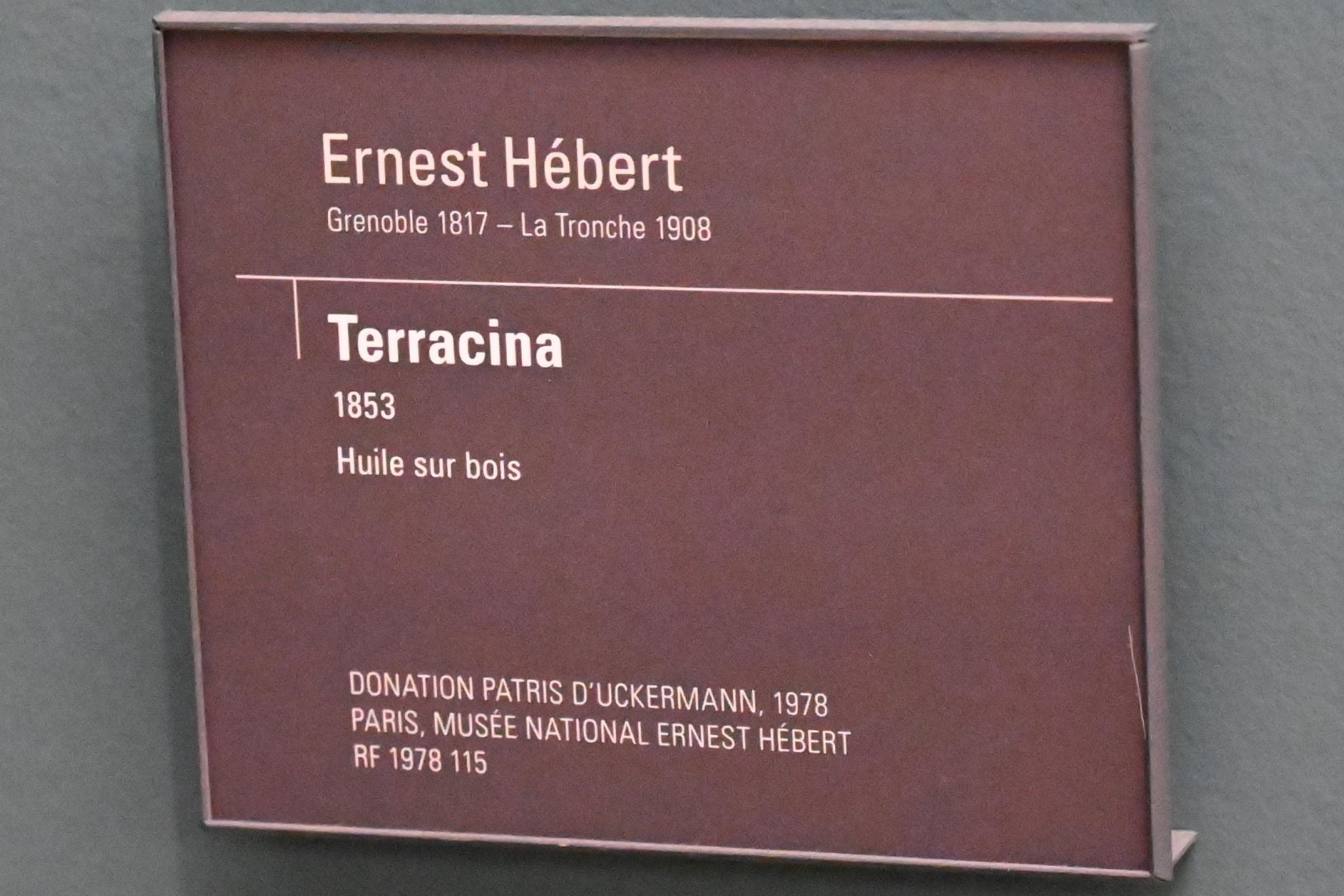 Ernest Hébert (1848–1880), Terracina, Paris, Musée d’Orsay, 1853, Bild 2/2