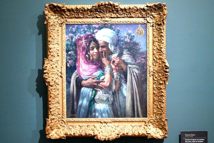 Étienne Dinet (1895–1900), Sklave der Liebe und des Lichts der Augen: Abd-el-Gheram und Nouriel-Aîn, arabische Legende, Paris, Musée d’Orsay, um 1900