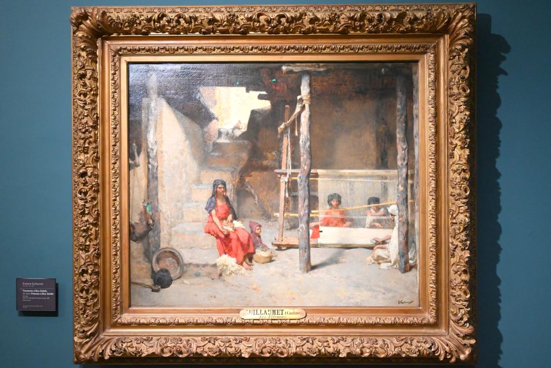 Gustave Guillaumet (1863–1884), Weber in Bou-Saâda (Spinner in Bou-Saâda), Paris, Musée d’Orsay, Undatiert