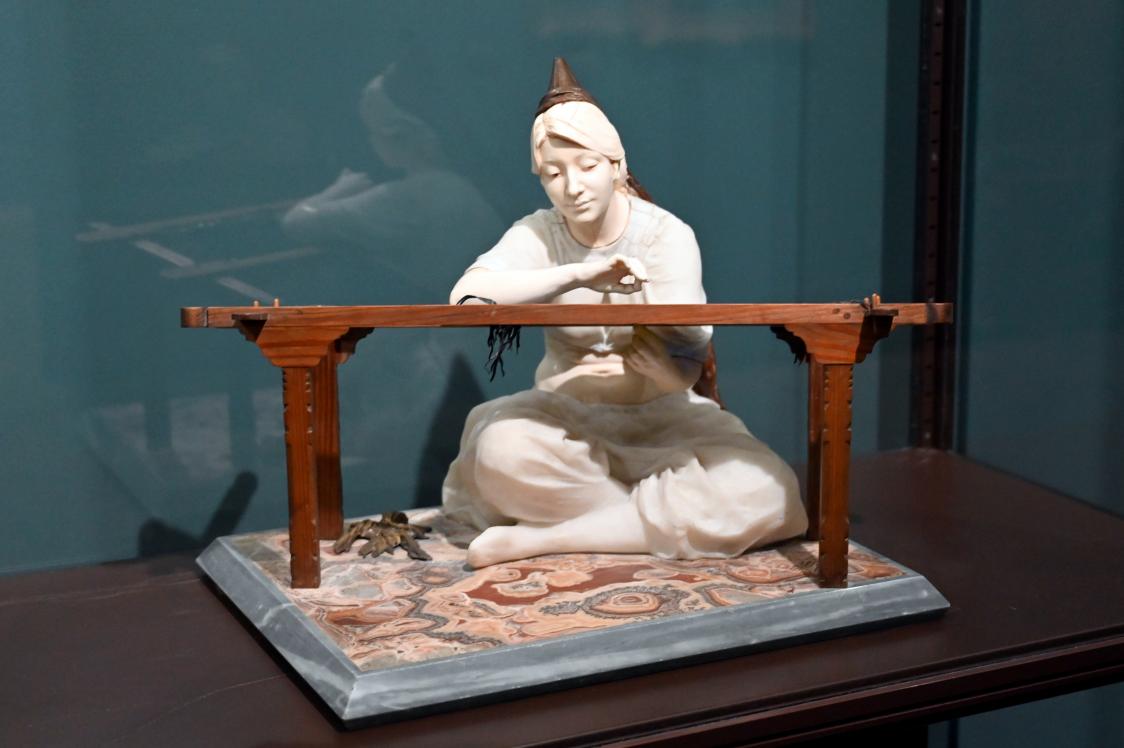 Théodore Rivière (1898), Tunesische Stickerin, Paris, Musée d’Orsay, um 1898, Bild 2/3