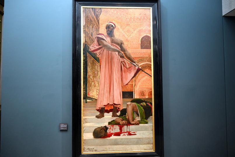 Henri Regnault (1869–1870), Hinrichtung ohne Gerichtsverfahren unter den maurischen Königen von Granada, Paris, Musée d’Orsay, 1870