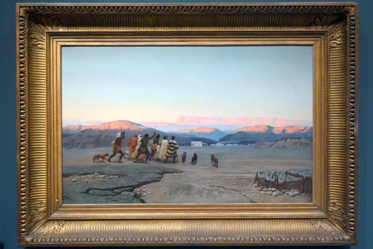 Octave Penguilly L'Haridon (1863), Die Hirten ziehen vom Stern geleitet nach Bethlehem, Paris, Musée d’Orsay, 1863