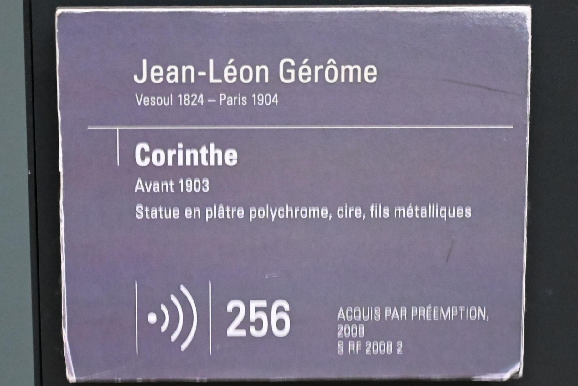 Jean-Léon Gérôme (1849–1902), Corinthe, Paris, Musée d’Orsay, vor 1903, Bild 4/4