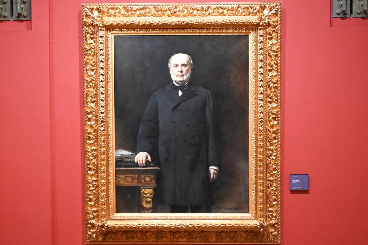 Léon Bonnat (1869–1880), Porträt des französischen Staatspräsidenten Jules Grévy (1807-1891), Paris, Musée d’Orsay, 1880