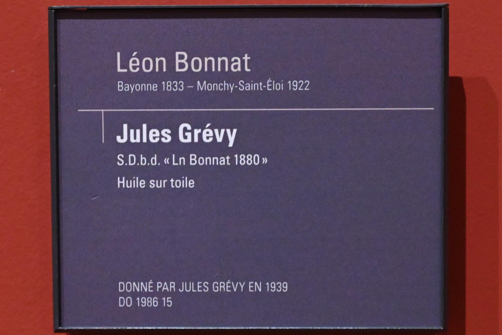 Léon Bonnat (1869–1880), Porträt des französischen Staatspräsidenten Jules Grévy (1807-1891), Paris, Musée d’Orsay, 1880, Bild 2/2